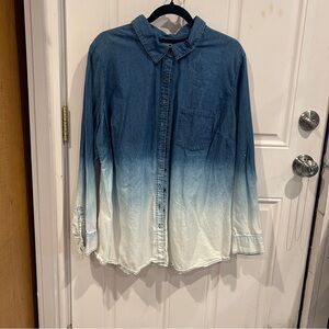Faded Glory Blue Denim Shirt